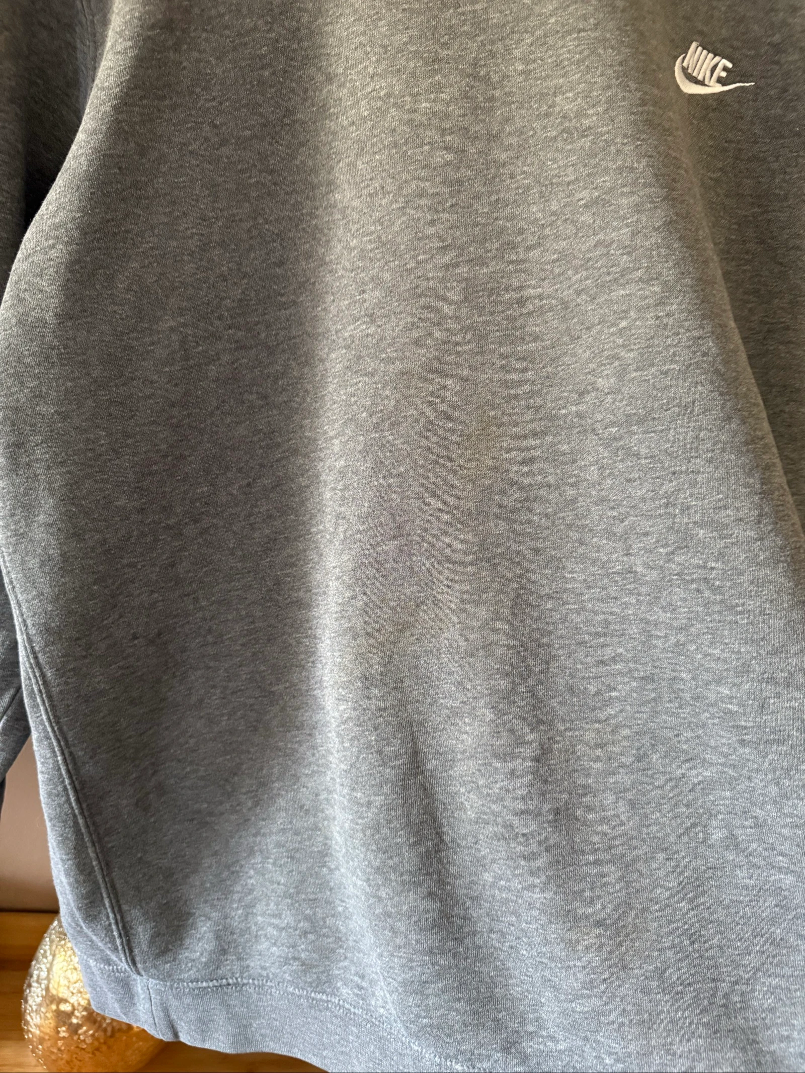 Sweat Nike vintage homme L gris – Logo brodé – Bon état – photo 7